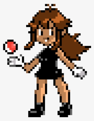Pokemon Trainer Leaf Manga Sprite #7261738
