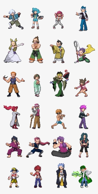 Tpp Fused Crystalfull Sprites Of The Fused Trainers #7261792