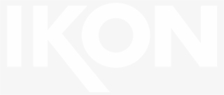 Ikon Logo Black And White #7262420
