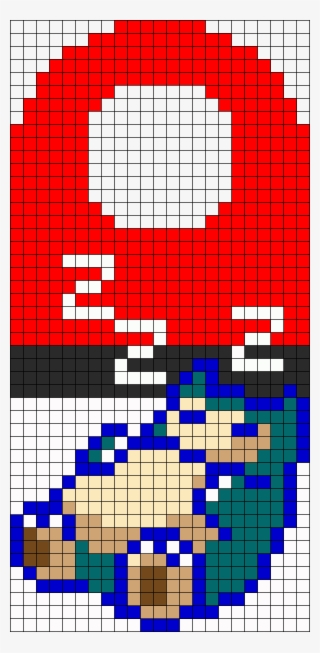 Snorlax Door Hanger Perler Bead Pattern / Bead Sprite #7263461