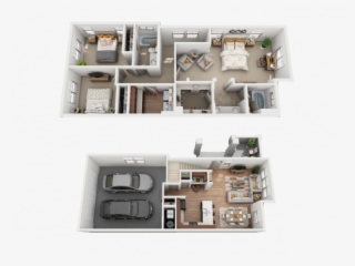 Floor Plans3x2 Townhome #7265124