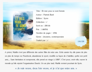 Chronique • Et Mes Yeux Se Sont Fermés #7265655
