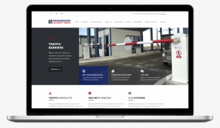 Paramount Security Group Website Design Laptop View #7266683
