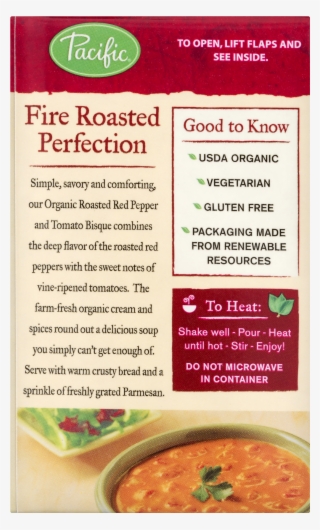 Pacific Foods Organic Roasted Red Pepper And Tomato #7268008