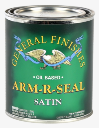 General Finishes Satin Arm R Seal Oil Based Topcoat, #7268155