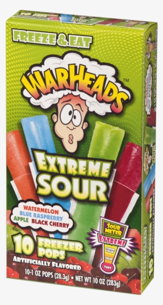 Warheads Extreme Sour Freezer Pops #7270002