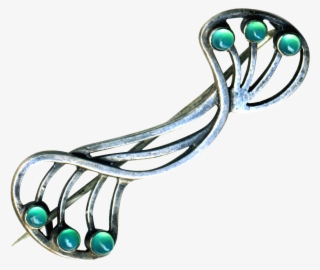 Brooch Early 20th Hand Crafted Openwork Unmarked Sterling #7270159