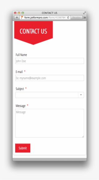 Contact Form - Mobile Responsive #7272924 Contact Form - Mobile Responsive #7272924
