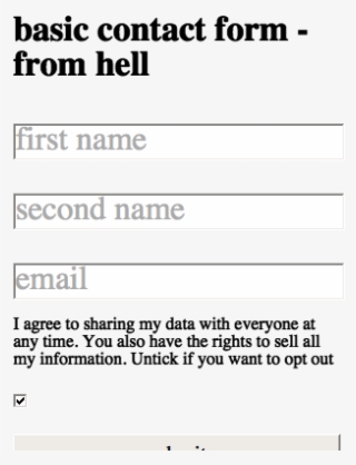 Contact Form Png #7273285 Contact Form Png #7273285