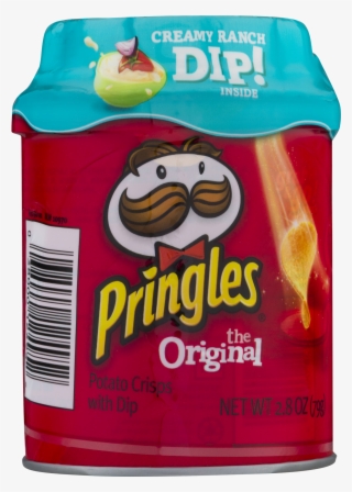 Pringles Potato Chips With Dip, Original Chips W/creamy #7278169