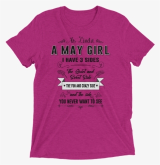 Customized May Girl Shirt For Linda #7282177