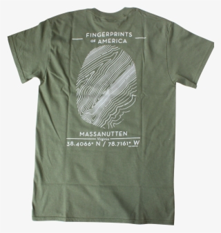 Topographic Thumbprint Map Shirt #7283467