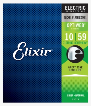 Cuerdas Para Guitarra Eléctrica7 Cuerdas Elixir Optiweb #7285646