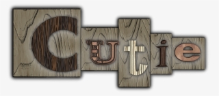 Wooden Cutie Block Letters Freebie #7288398