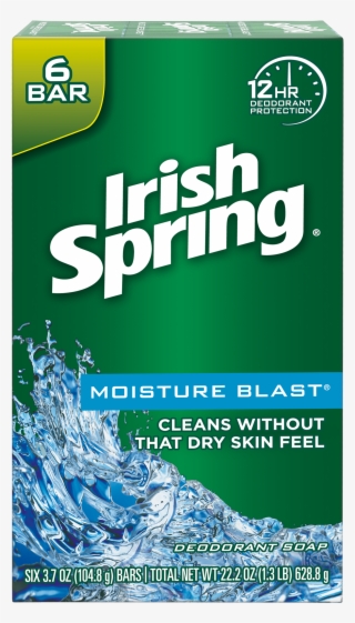 Irish Spring Moisture Blast, Moisturizing Bar Soap, #7296318