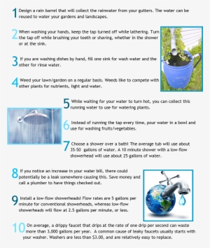 Top 10 Tips For Water Conservation - 10 Tips Of Water Conservation #730156