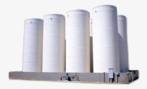 Fiberglass Vertical Flat Bottom Tanks - Cement Silo Png #730807