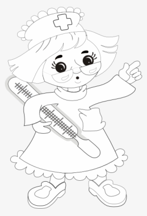 How To Set Use Cartoon Nurse Svg Vector #731118