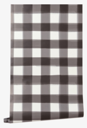 Burnside Buffalo Check In Black Wallpaper Sample - Chemise À Carreaux Noir Et Jaune #731865