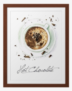 Watercolor Food Painting - Hot Chocolate Watercolor #732307