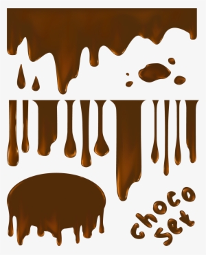 Hot Chocolate Cake Milk - Chocolate Melted Png #732498