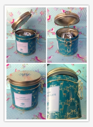 The Whittards Luxury Hot Chocolate Clip Top Tin Is - Lid #732563