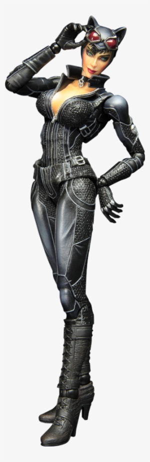 Catwoman- Arkham City Collectible Figure - Batman Arkham City Play Arts Kai Catwoman Action Figure #732807