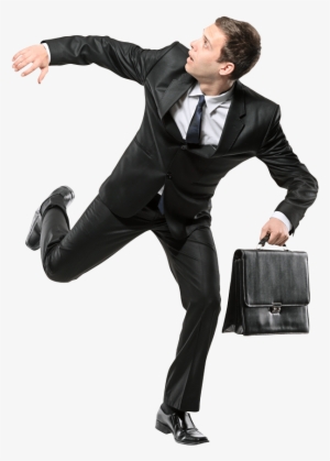 You Have Bigger Fish To Fry - Man Running Away Looking Back #732961