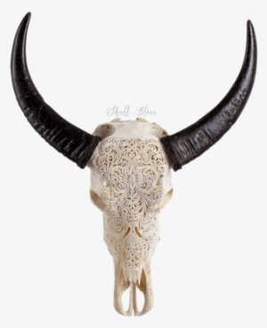 Carved Buffalo Skull - Skull #733038