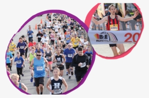 Bubbles Of People Running - Running #733291