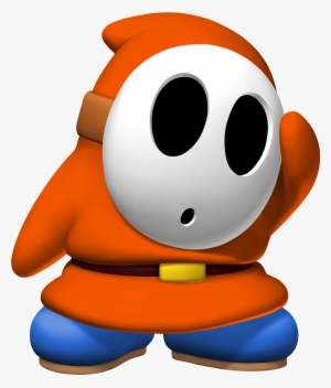 Acl Mk8 Orange Shy Guy - Super Mario Red Character #733792