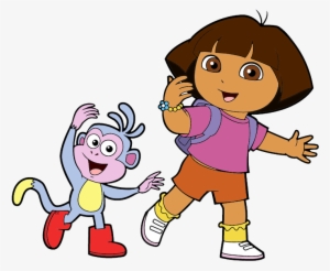 Dora The Explorer Clip Art - Cartoon Dora Image Png #733810