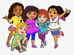 Clip Art Royalty Free Dora And Clipart Cartoon Clip - Dora And Friends Png #733852