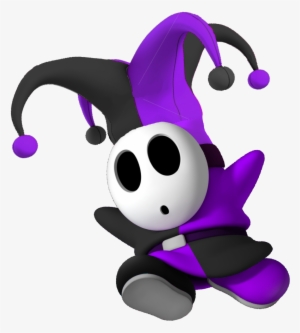 Purple Joker Guy - Mario Purple Shy Guy #733854