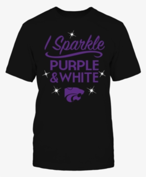 I Sparkle Purple & White Kansas State Wildcats Shirt - T-shirt #734138