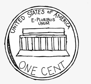 28 Collection Of Back Of Penny Clipart - Cent Clipart #735621