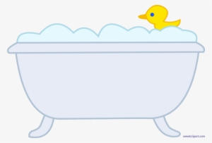 Transparent Stock Bath Tub Clipart - Bathtub Clipart Black And White #736058