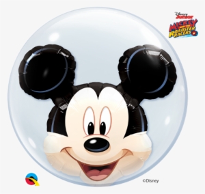 Disney Mickey Mouse Head Balloon - Mickey Mouse Latex Bubble Balloon, 24" #736851