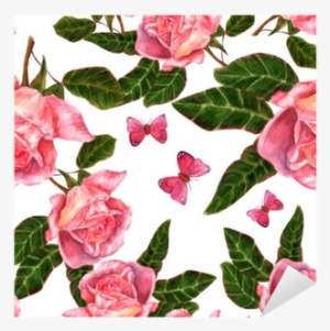 Seamless Background Pattern With Vintage Style Watercolor - Watercolor Painting #738004