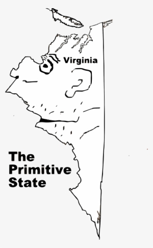 A Funny Map Of Virginia - Adobe Certified Expert #738054