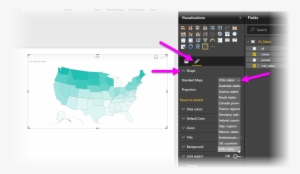 In The Format Settings Pane, Expand Shape, And Select - Shape Map Power Bi #738178