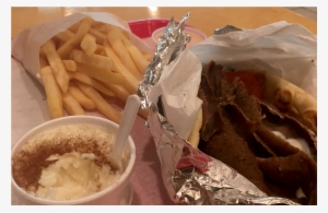 [i Ate] Lamb Gyro Chips Rice Pudding - Cecina #738376