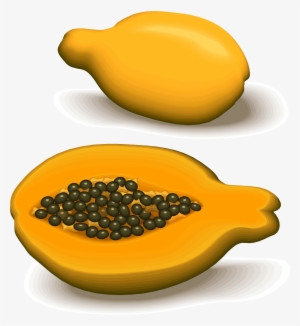 Papaya Drawing Orange Fruit - Papaya #738674