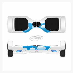 The Cartoon Cloudy Sky Full-body Skin Set For The Smart - Aqua Hoverboard #738695