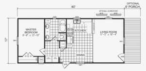 The Glen Rose Model Has 1 Bed And 1 Bath - Mobile Home #738720