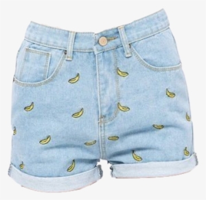 Banana Denim Shorts - Shorts #738722
