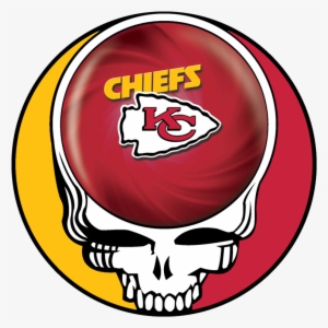 Kansas City Chiefs Skull Logo Decals Stickers - Steal Your Face Skull #738824