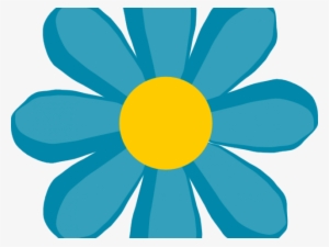 Petal Clipart Cute Blue Flower - Flower Clip Art #738926