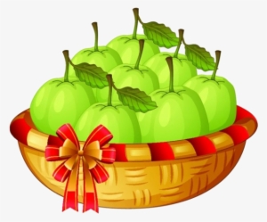 Mango Basket Drawing Illustration - Basket Of Pears Clipart #739000
