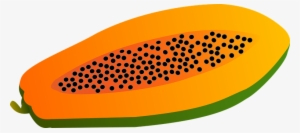 Papaya, Fruit, Vector, Food - Papaya Vector Png #739340
